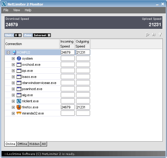 NetLimiter Monitor -  1